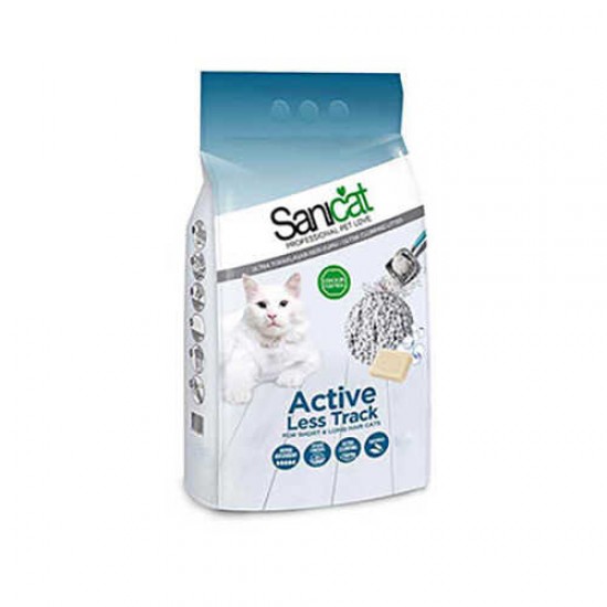 Sanicat Active Marsilya Sabunu Kokulu Doğal Kedi Kumu Kalın Taneli