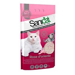 Sanicat Rose Bentonit Ultra Topaklaşan Taneli İnce Kedi Kumu