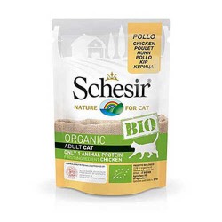 Schesir Bio Range Tavuklu Pouch Yetişkin Kedi Konservesi