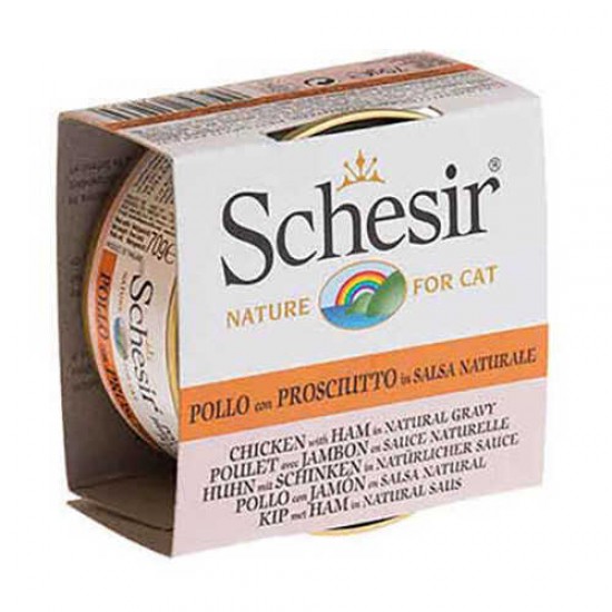 Schesir Tavuklu Ve Karidesli Soslu Yetişkin Kedi Konservesi