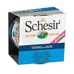 Schesir Ton Balıklı Ve Aloeveralı Yavru Kedi Konservesi