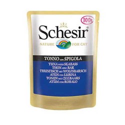 Schesir Ton Balıklı Ve Levrekli Yetişkin Kedi Konservesi