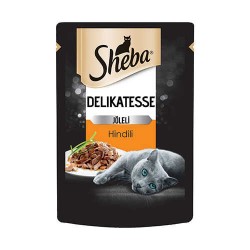 Sheba Hindili Yetişkin Kedi Pouch Konserve
