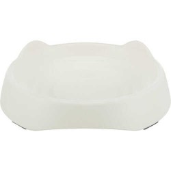 Trixie Beyaz, Kedi Kafası Şeklinde, Melamin, Kedi Mama ve Su Kabı