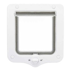 Trixie Çift  Yönlü Beyaz Kedi Kapısı