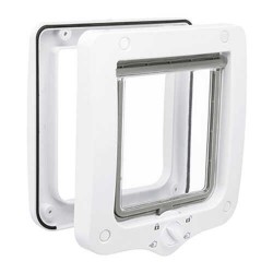 Trixie Dört Yönlü Kedi Kapısı Beyaz