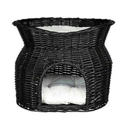 Trixie İki Katlı Kedi Yatağı,Siyah