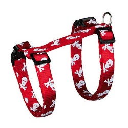 Trixie Kuru Kafa Desenli Kedi Göğüs Tasma Seti