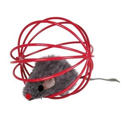 Trixie Kedi Oyuncağı, Top İçinde Peluş Fare