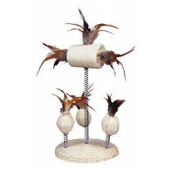 Trixie Kedi Oyuncağı Yaylı Toplar, Tüyler