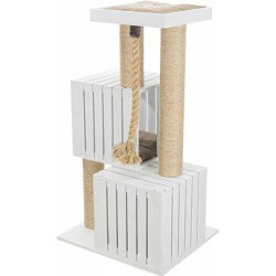 Trixie Kedi Tırmalama ve Oyun Evi, Beyaz,  Kum Beji