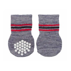 Trixie Köpek Çorabı, Kaymaz, 2 Adet Gri