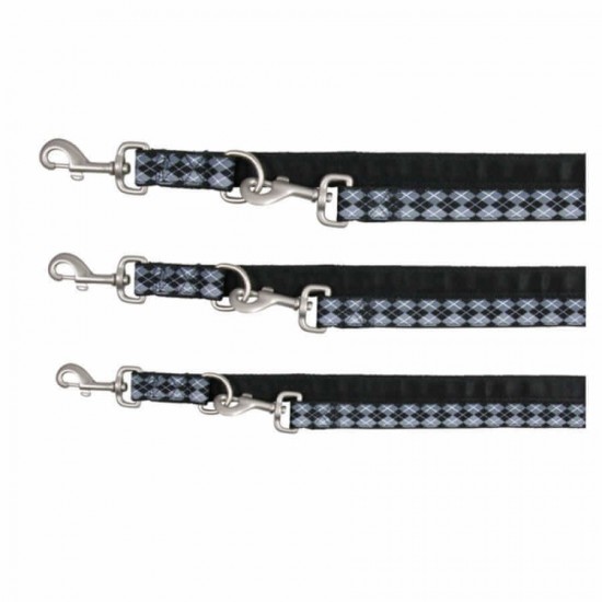 Trixie Köpek Gezdirme Tasması Siyah Gri