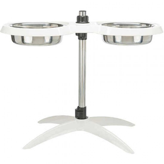 Trixie Ayaklı Köpek Mama ve Su Kabı Beyaz