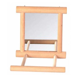 Trixie Tünekli Kuş Aynası, Ahşap, Zilli