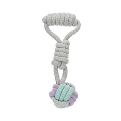 Trixie Tut Çek Yavru Köpek Oyuncağı, İpli Top