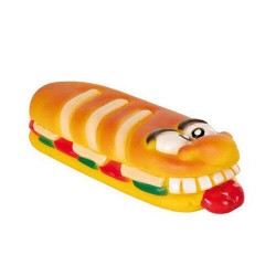 Trixie Vinyl Salamlı Sandviç Köpek Oyuncağı
