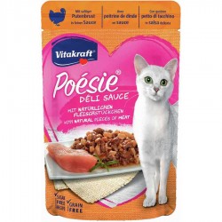 Vıtakraft Poesıe Hindi Etli Pouch Yetişkin Kedi Konservesi