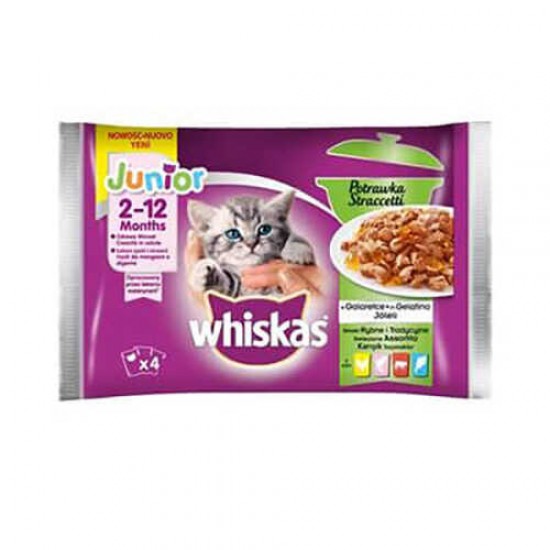 Whiskas Karışık Güveç Seçenekleri Yavru Kedi Pouch