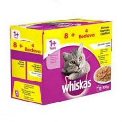 Whiskas Pouch Kümes Hayvanı Çeşitleri Yetişkin Kedi Konservesi
