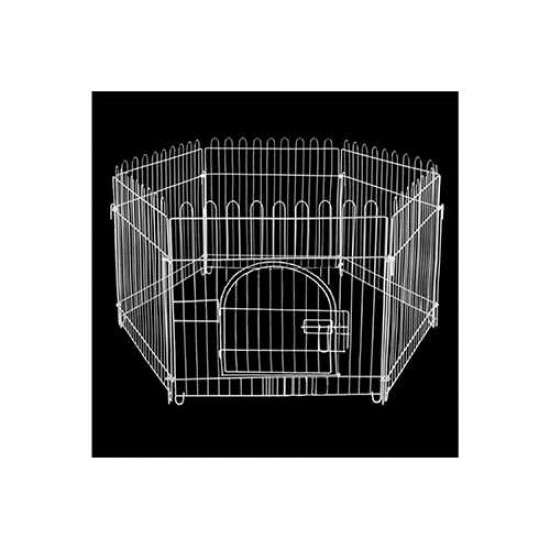 Zampa Beyaz Metal Köpek Çiti